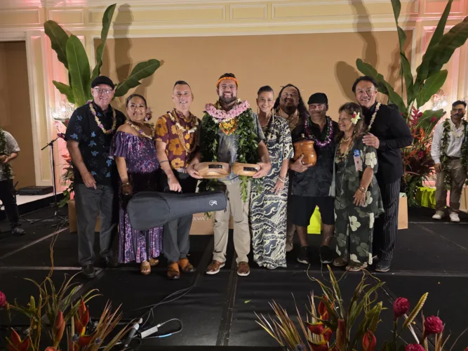 Kepa Revelle-Aikala wins Richard Ho‘opi‘i Leo Ki‘eki‘e Falsetto Contest